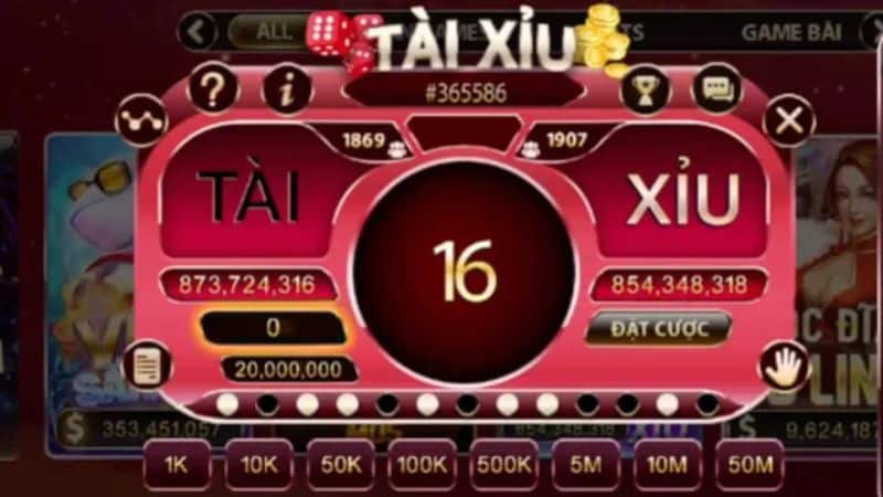 game tài xỉu rút tiền mặt
